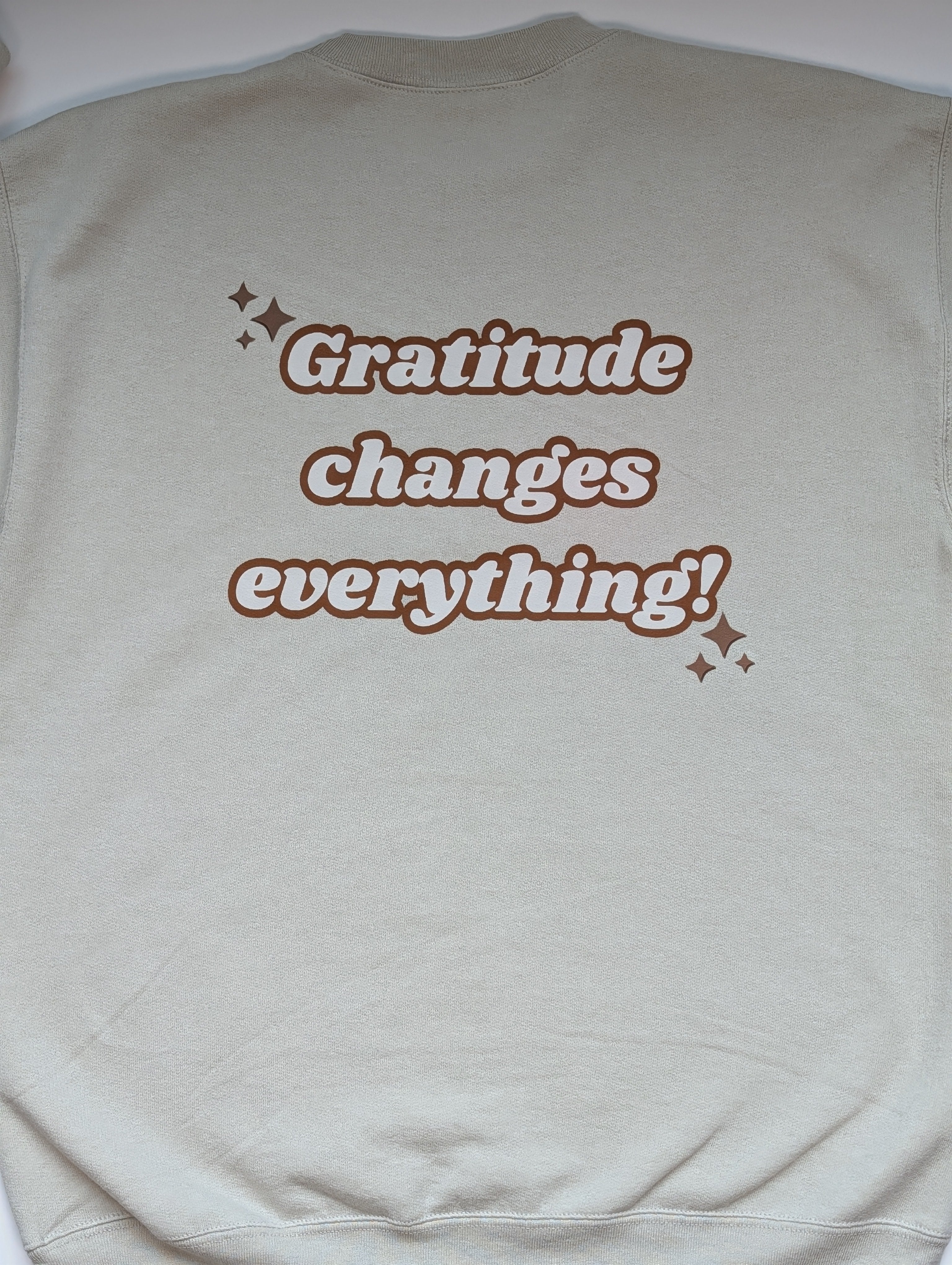'Gratitude changes everything!' Crewneck Sweatshirt