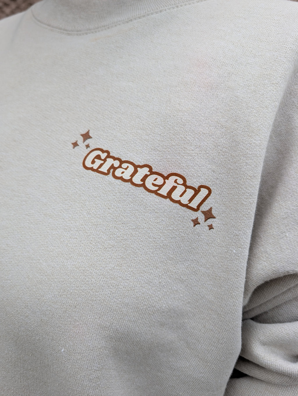 'Gratitude changes everything!' Crewneck Sweatshirt