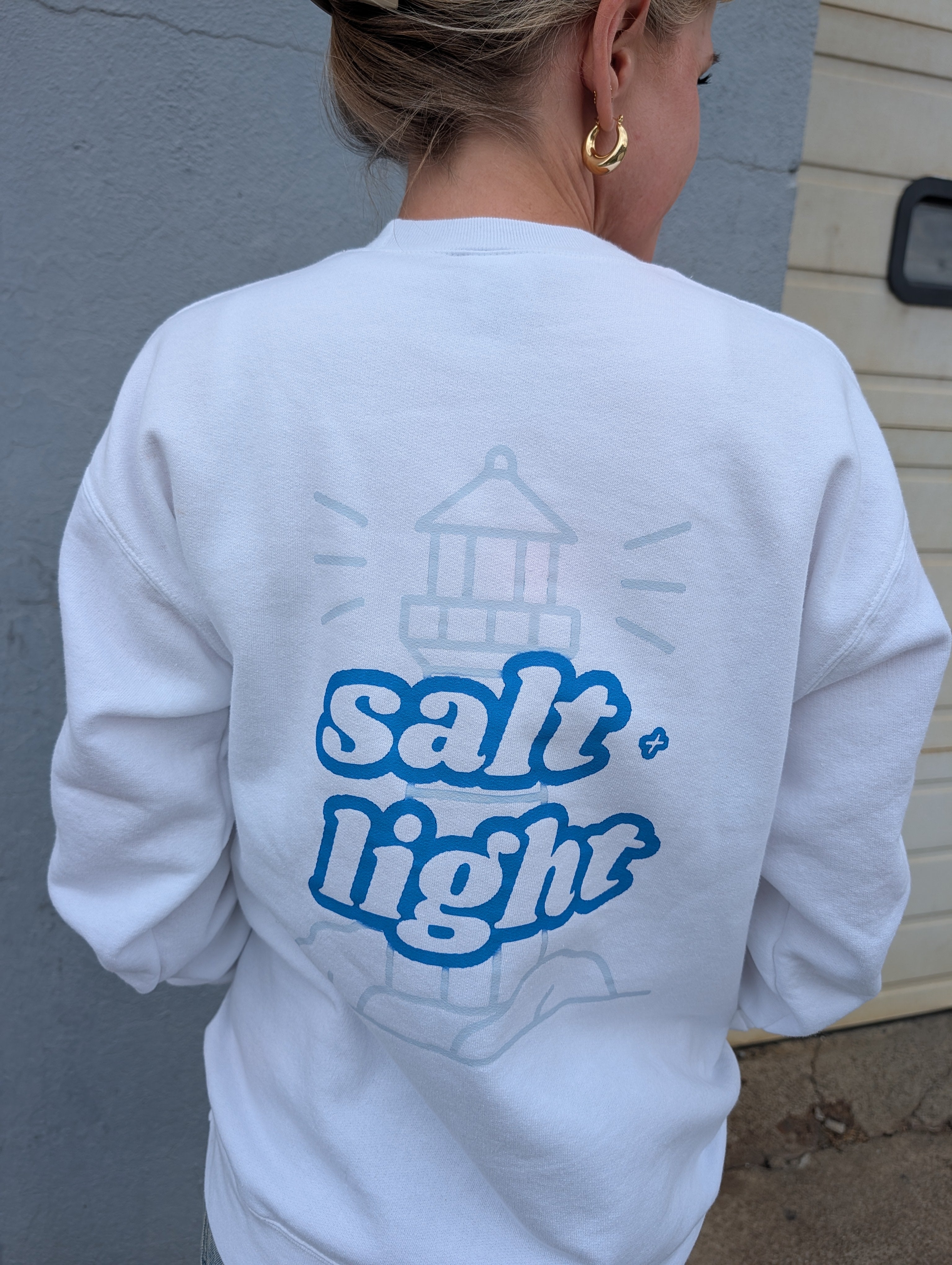 'Salt + Light' Crewneck Sweatshirt