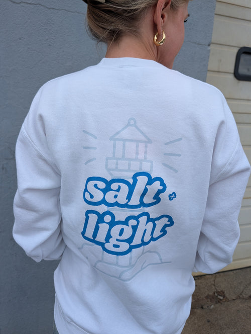 'Salt + Light' Crewneck Sweatshirt